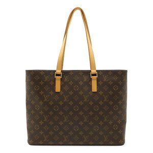 LOUIS VUITTON Monogram Luco Tote Bag, Large Shoulder Bag M51155